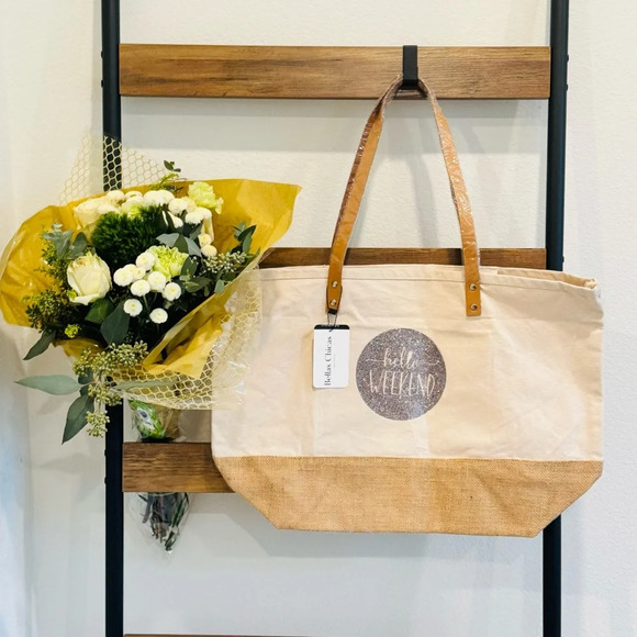 “Hello Weekend” Tote Canvas bag - Picture 1 of 2